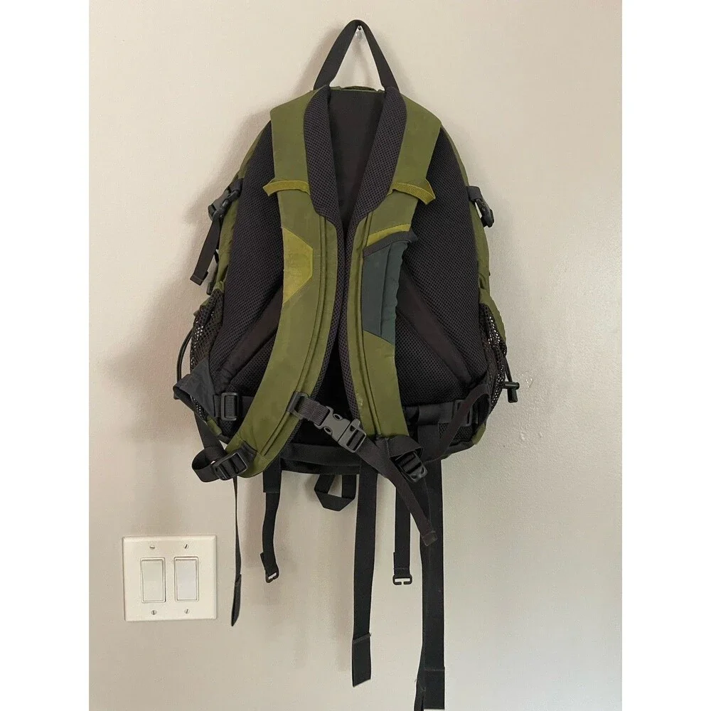 Vintage The North Face Recon Backpack Olive Mesh Daypack ABKH 30 L Y2K Outdoor
